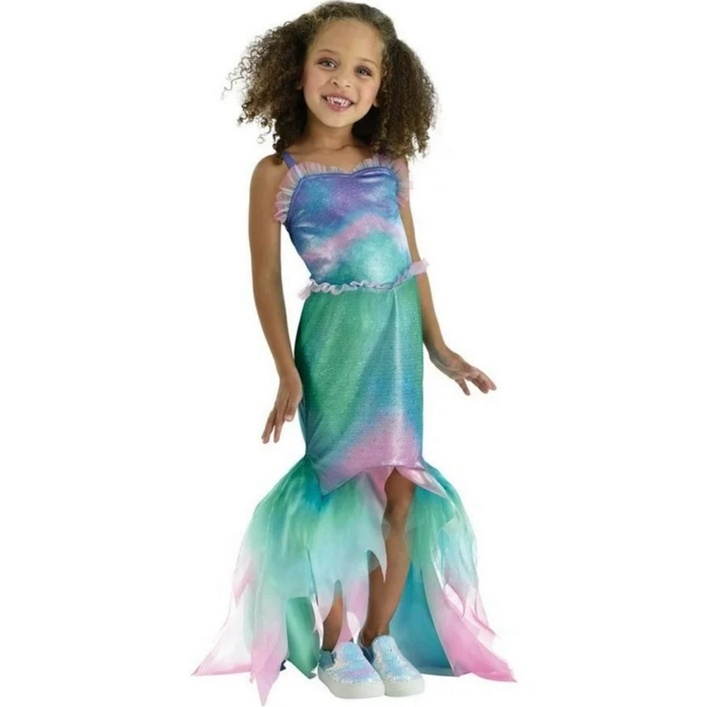 🆕 Disney Girls Size S(4-6) Ariel Costume The Little Mermaid 2023